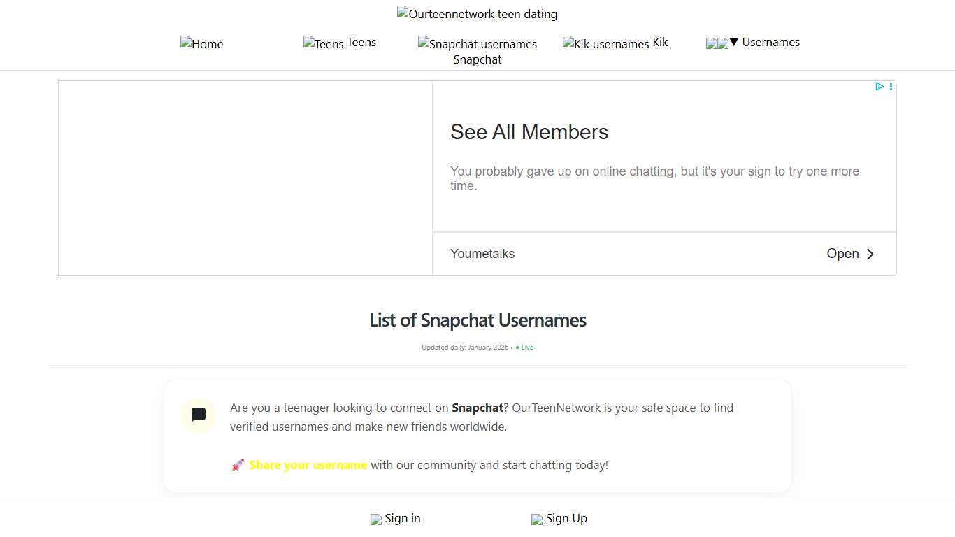 36385 Active Snapchat Usernames (2026 List)